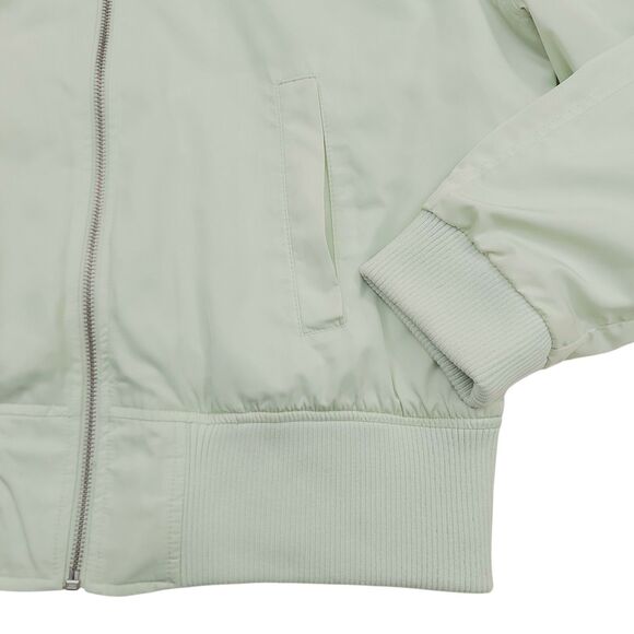 Anthropologie Hei Hei Bomber Jacket Womens Large Mint Full Zip Softshell Outdoor - Picture 4 of 12